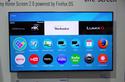 A Panasonic TV running Firefox OS on show at CES 2015 in Las Vegas
