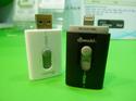 Sanho's iStick is shown with the USB and Lightning connectors during a demonstration at Computex in Taipei on June 3, 2014.