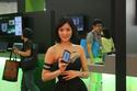 Nvidia 'booth babe', Eileen Lee, at Computex