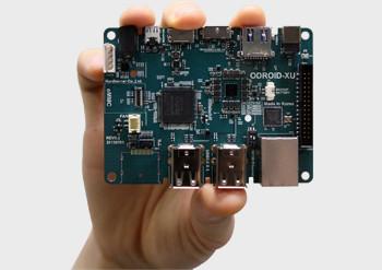 Hardkernel's Odroid-XU motherboard with Samsung's eight-core chip