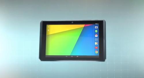 Google's Project Tango tablet for 3-D imaging applications.