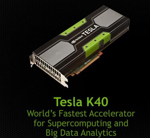 Nvidia's Tesla K40 GPU accelerator