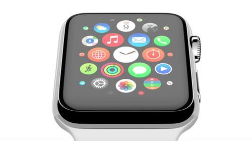 The Apple Watch home screen
