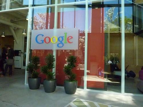 Inside Google's headquarters in Mountain View, California.