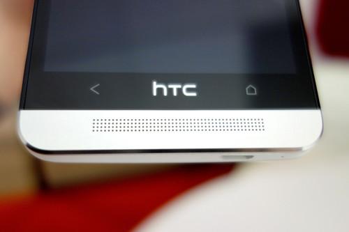 Company logo on the HTC One