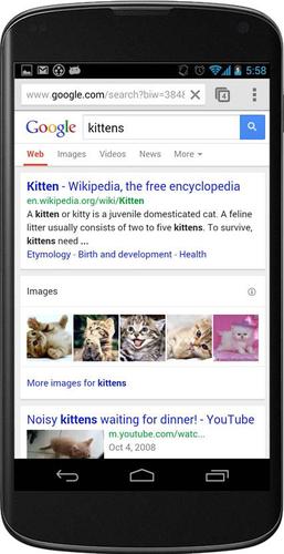 Illustrative examples of how Google's remedies could look on the Web on a phone
