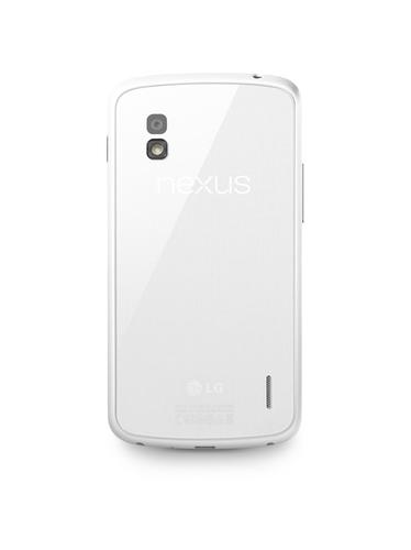 Nexus 4 white version: the back of the phone