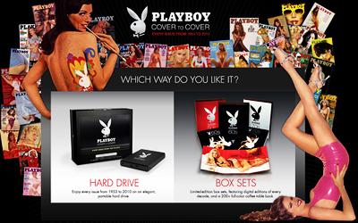 Bunnies on disk - Playboy's online promotion