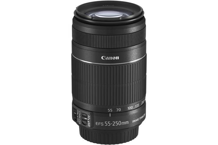 The new Canon EF-S 55-250mm IS II lens.