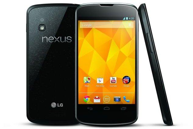The Google Nexus 4 smartphone.