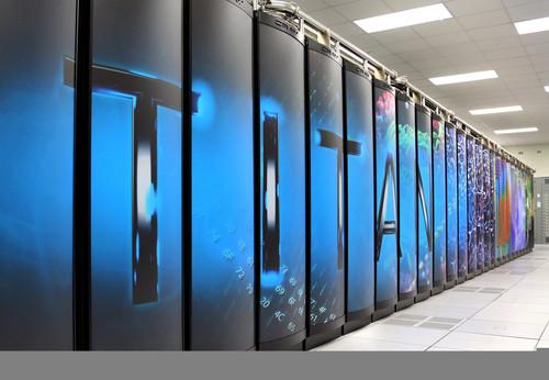 The 20-petaflop Titan supercomputer at the Oak Ridge National Laboratory