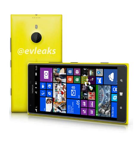 A leaked image of the Nokia Lumia 1520