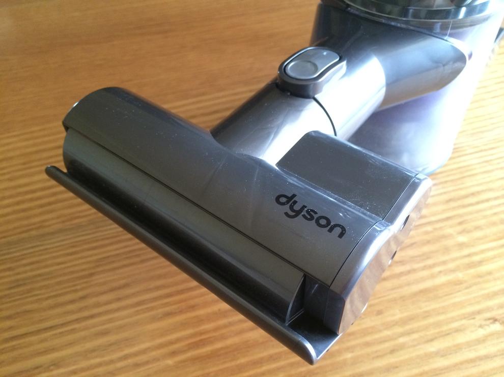 The mini motorised tool has been designed to clean upholstery.