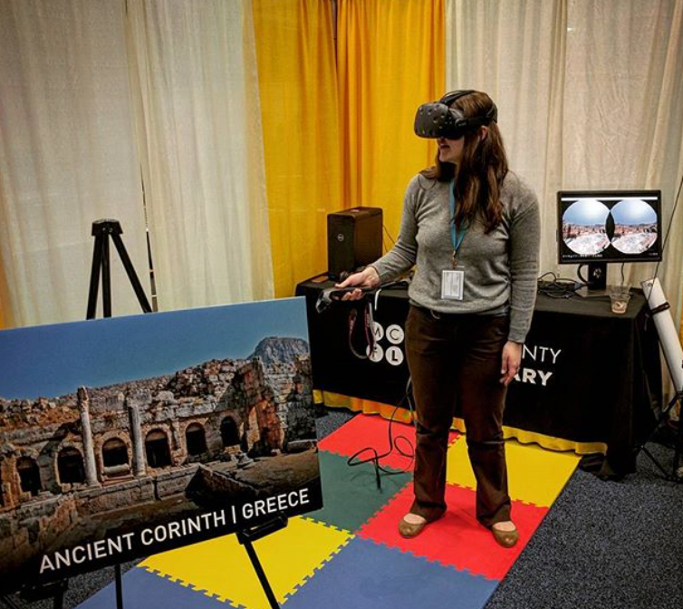 Experience history with VR