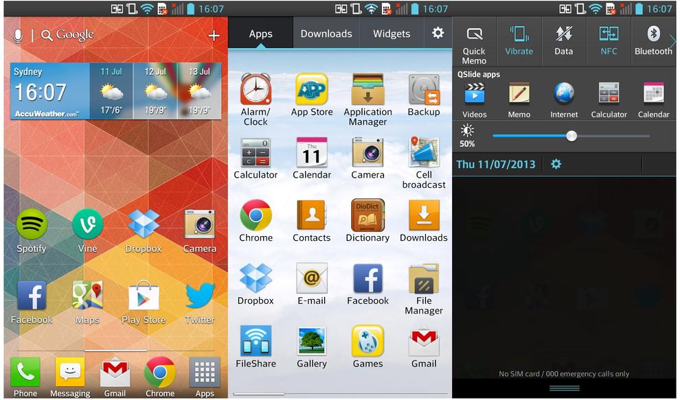 We aren't a fan of the overall look and feel of LG's UI, but this is a personal preference.