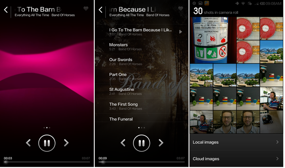 One of the best designed music players and the Mi4's gallery