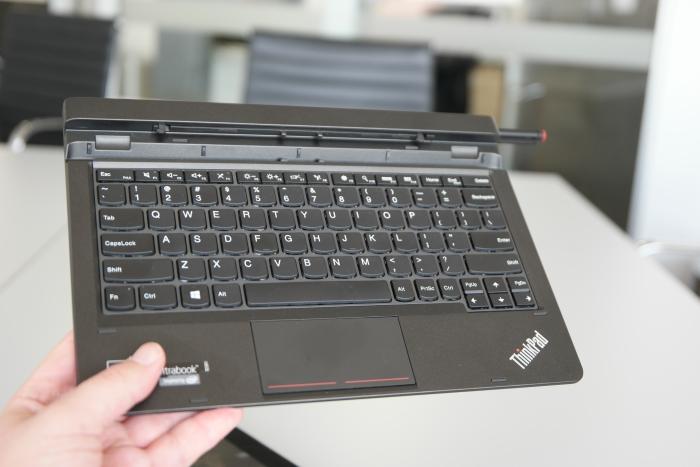 The ThinkPad Ultrabook Keyboard base contains keys that are enjoyable to hit.