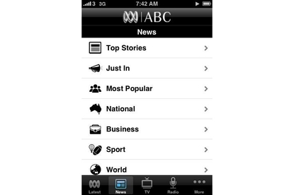 ABC Networks iPhone app