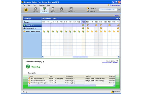 Symantec Backup Exec System Recovery 2010 Desktop Edition